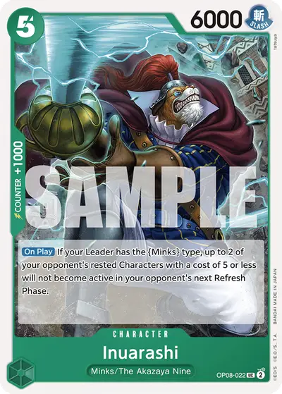 Inuarashi OP08-022 OP08 Two Legends