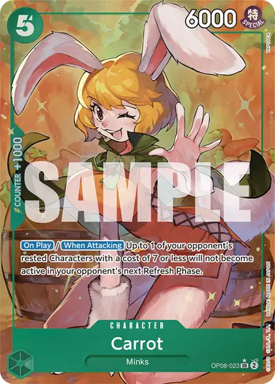 Carrot OP08-023 Parallel OP08 Two Legends