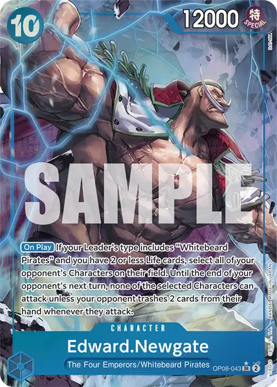 Edward Newgate OP08-043 Parallel OP08 Two Legends