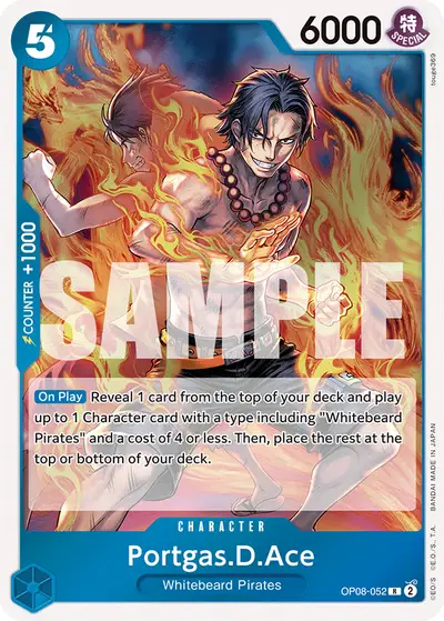 Portgas D. Ace OP08-052 OP08 Two Legends