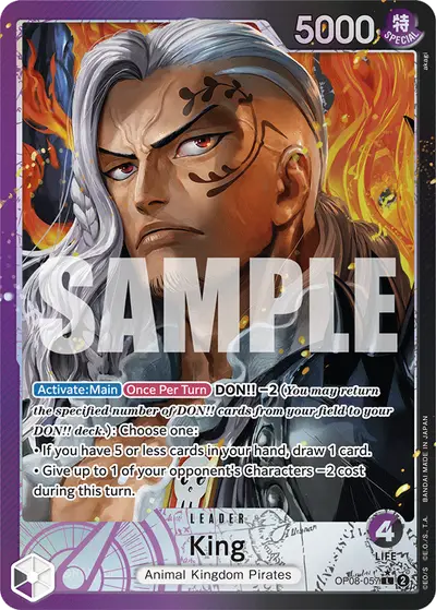 King OP08-057 Parallel OP08 Two Legends