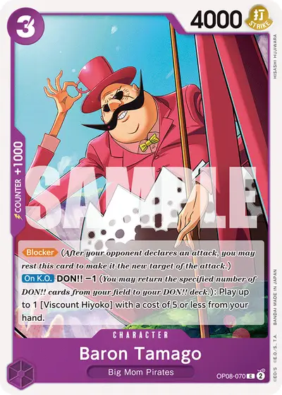 Baron Tamago OP08-070 OP08 Two Legends