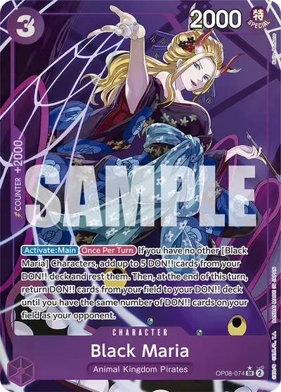 Black Maria OP08-074 Parallel OP08 Two Legends