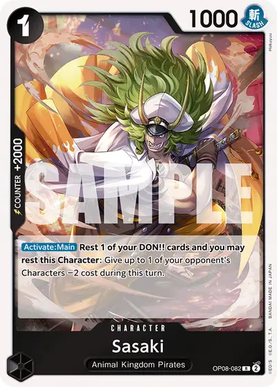Sasaki OP08-082 OP08 Two Legends