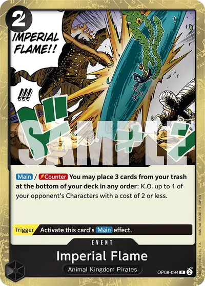 Imperial Flame OP08-094 OP08 Two Legends