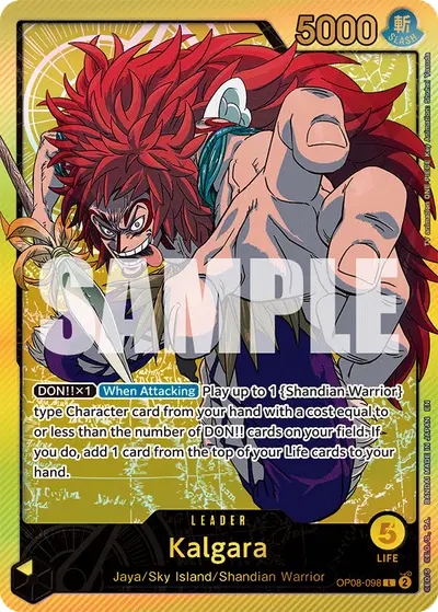 Kalgara OP08-098 SPR EB02 Anime 25th Collection