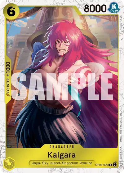 Kalgara OP08-099 Pirate Foil PRB02 One Piece Card The Best Vol. 2