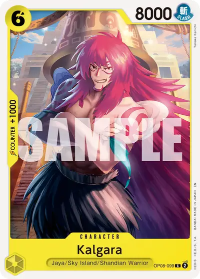 Kalgara OP08-099 Reprint PRB02 One Piece Card The Best Vol. 2
