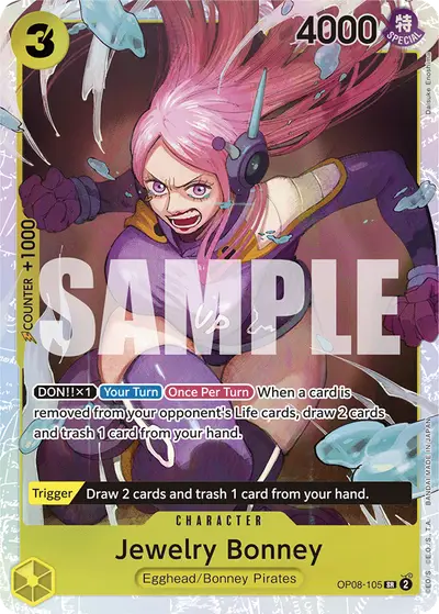 Jewelry Bonney OP08-105 OP08 Two Legends