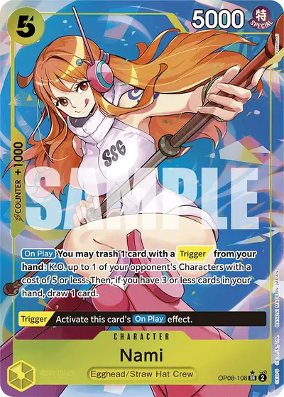 Nami OP08-106 Parallel OP08 Two Legends