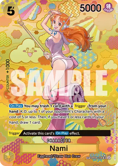Nami OP08-106 SP OP09 Emperors in the New World