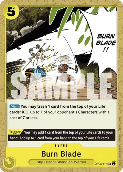 Burn Blade OP08-117 OP08 Two Legends