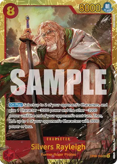 Silvers Rayleigh OP08-118 OP08 Two Legends