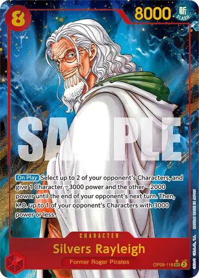 Silvers Rayleigh OP08-118 Parallel OP08 Two Legends