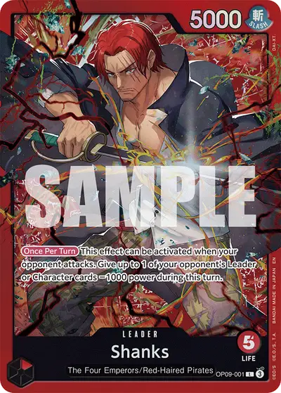 Shanks OP09-001 Parallel 2 ST23 Red Shanks