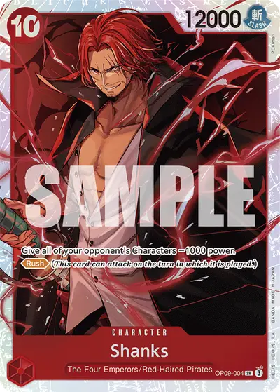 Shanks OP09-004 OP09 Emperors in the New World