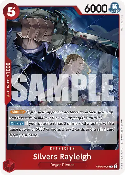 Silvers Rayleigh OP09-005 OP09 Emperors in the New World