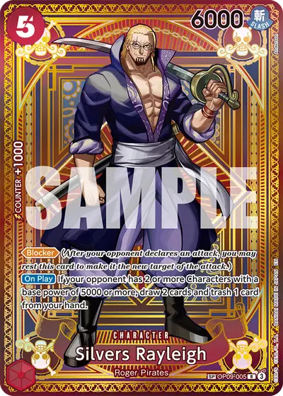 Silvers Rayleigh OP09-005 SP OP11 A Fist of Divine Speed