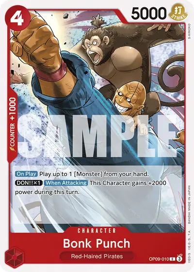 Bonk Punch OP09-010 OP09 Emperors in the New World