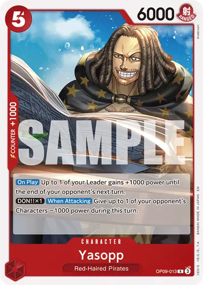 Yasopp OP09-013 Reprint ST23 Red Shanks