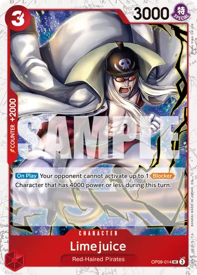 Limejuice OP09-014 Parallel 1 PRB02 One Piece Card The Best Vol. 2