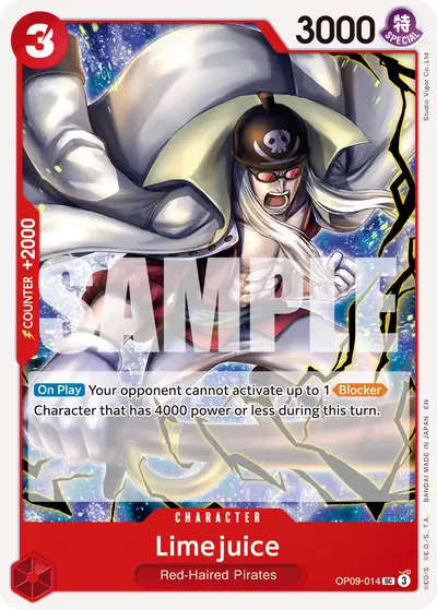 Limejuice OP09-014 Pirate Foil PRB02 One Piece Card The Best Vol. 2