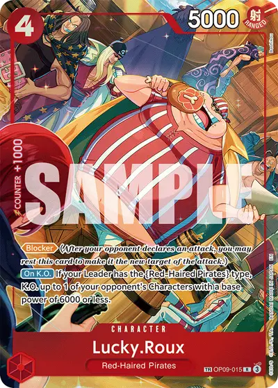 Lucky Roux OP09-015 TR OP11 A Fist of Divine Speed
