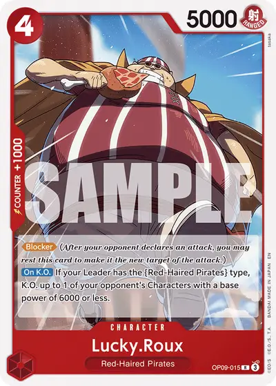 Lucky Roux OP09-015 Reprint ST23 Red Shanks