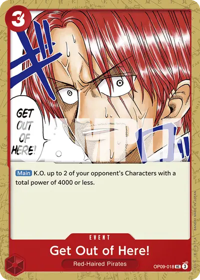 Get Out of Here! OP09-018 OP09 Emperors in the New World