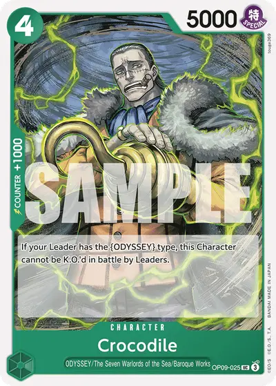 Crocodile OP09-025 OP09 Emperors in the New World