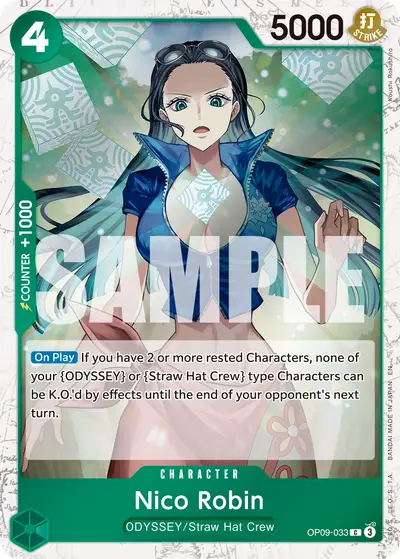 Nico Robin OP09-033 Pirate Foil PRB02 One Piece Card The Best Vol. 2
