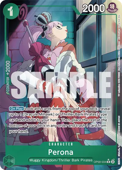 Perona OP09-034 Parallel OP09 Emperors in the New World