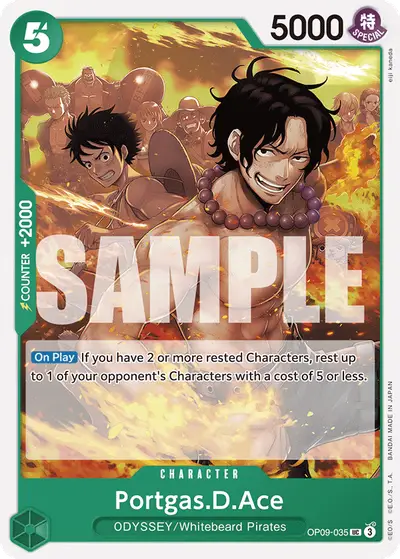 Portgas D. Ace OP09-035 OP09 Emperors in the New World