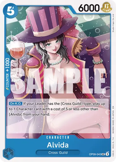 Alvida OP09-043 Reprint ST25 Blue Buggy