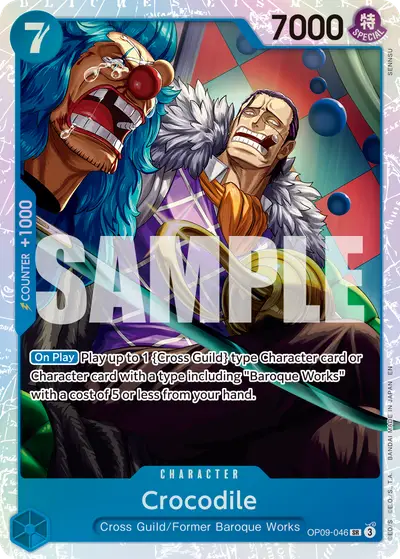 Crocodile OP09-046 Reprint PRB02 One Piece Card The Best Vol. 2