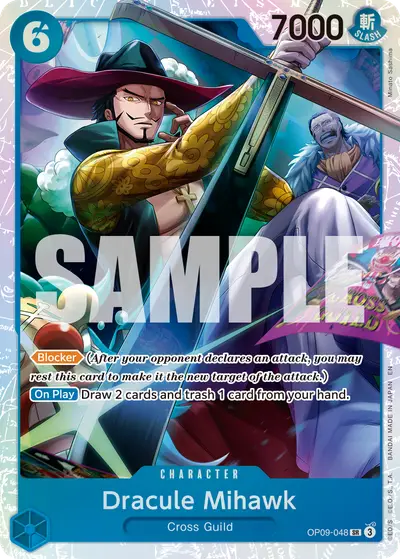 Dracule Mihawk OP09-048 Reprint PRB02 One Piece Card The Best Vol. 2