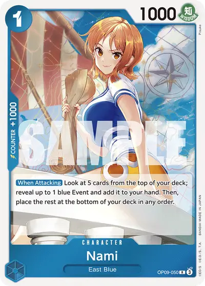 Nami OP09-050 OP09 Emperors in the New World