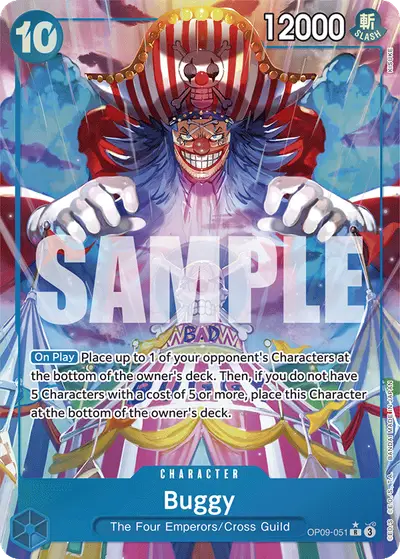 Buggy OP09-051 Alternate Art OP09 Emperors in the New World