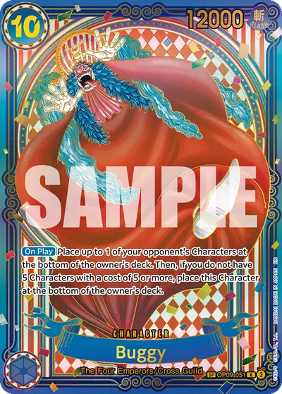 Buggy OP09-051 Gold OP14 The Azure Sea's Seven