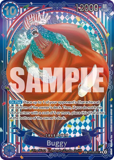 Buggy OP09-051 SP OP14 The Azure Sea's Seven