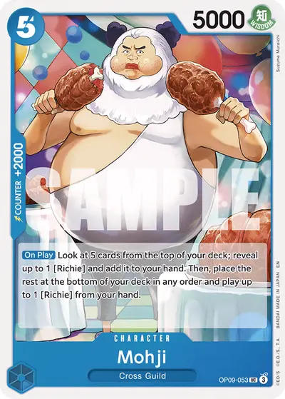 Mohji OP09-053 Reprint ST25 Blue Buggy