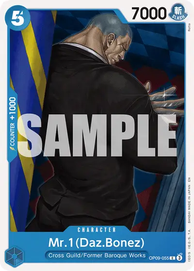 Mr. 1 (Daz Bonez) OP09-055 Reprint ST25 Blue Buggy