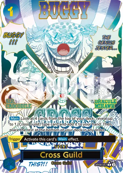 Cross Guild OP09-057 Parallel 2 PRB02 One Piece Card The Best Vol. 2
