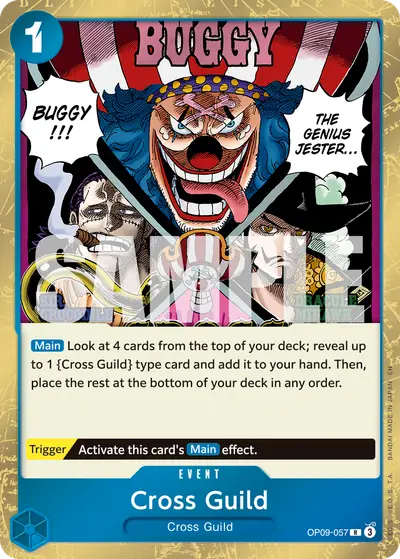 Cross Guild OP09-057 Manga PRB02 One Piece Card The Best Vol. 2