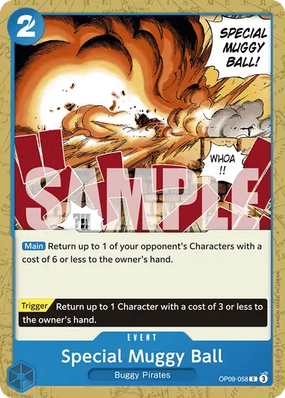 Special Muggy Ball OP09-058 OP09 Emperors in the New World