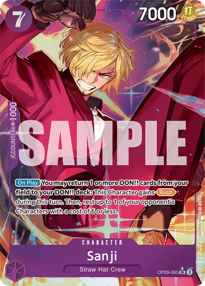 Sanji OP09-065 Parallel OP09 Emperors in the New World