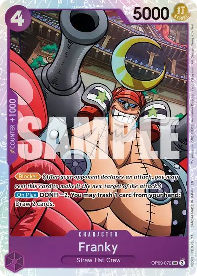 Franky OP09-072 Reprint PRB02 One Piece Card The Best Vol. 2