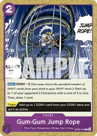 Gum-Gum Jump Rope OP09-079 OP09 Emperors in the New World
