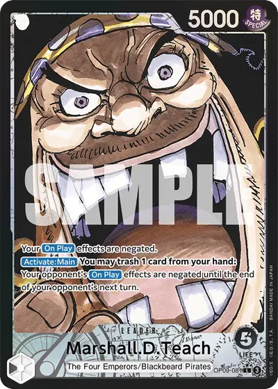 Marshall D. Teach OP09-081 Parallel OP09 Emperors in the New World