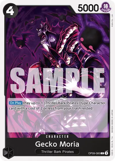 Gecko Moria OP09-085 OP09 Emperors in the New World